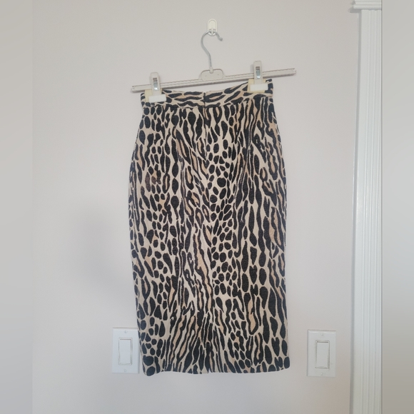 By Marlene Birger | Leopard Pencil Skirt Size 32 UK - Picture 2 of 11
